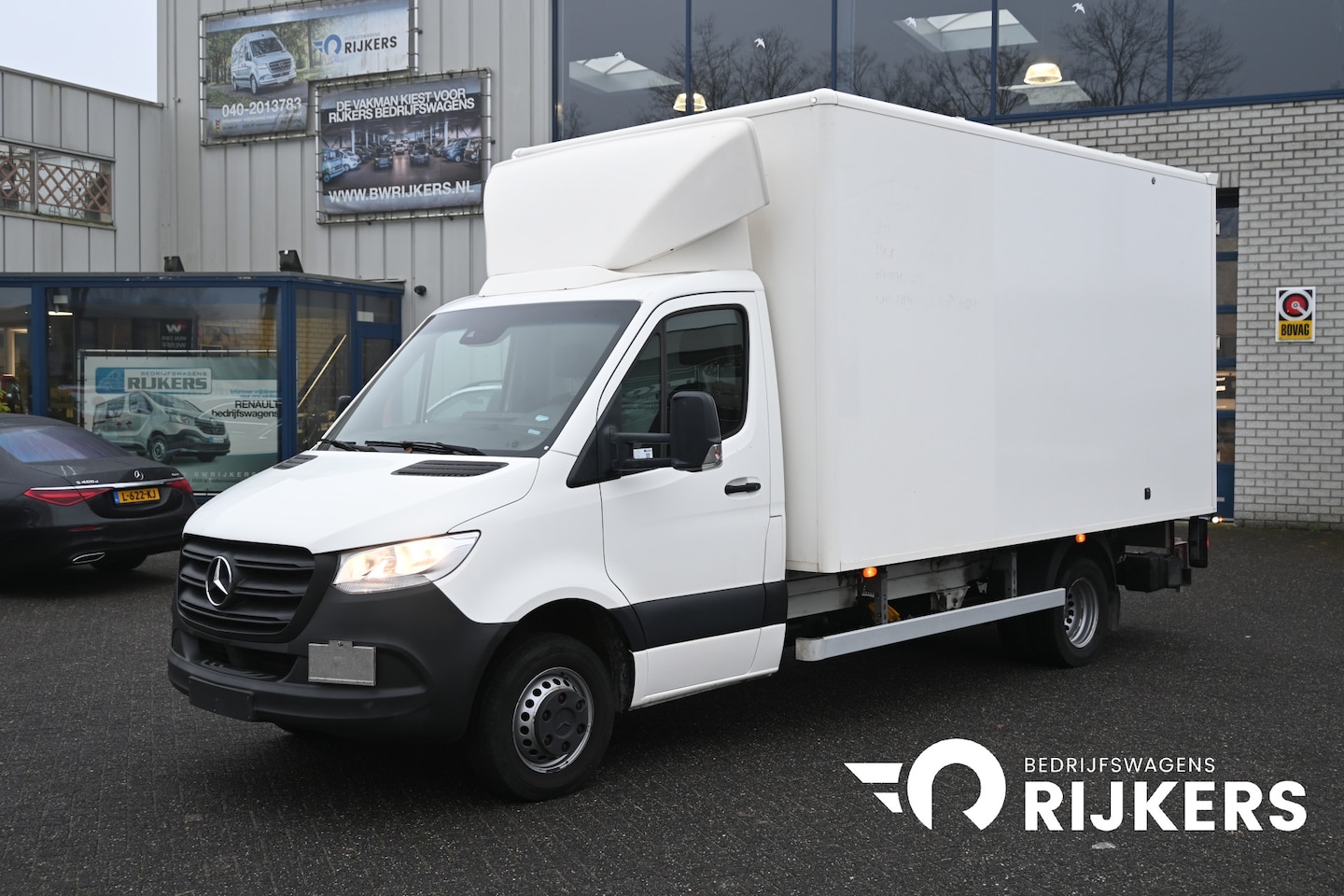 Mercedes-Benz Sprinter - 514 CDI L3 Bakwagen met laadklep Airco, Camera, Geveerde stoel, Palfinger klep - AutoWereld.nl