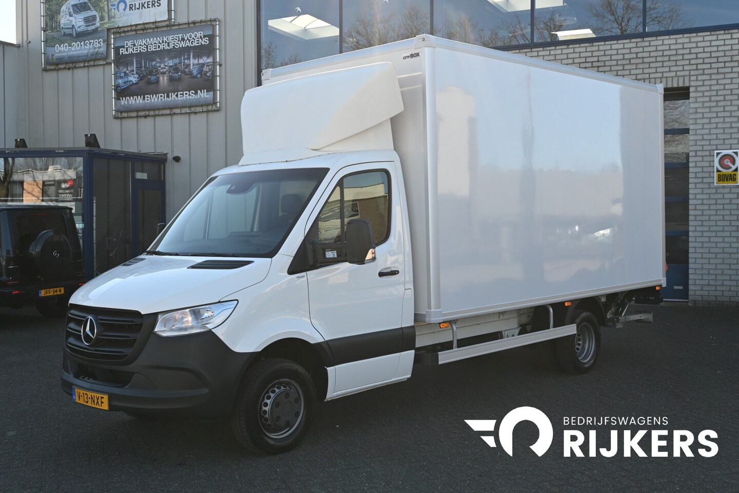 Mercedes-Benz Sprinter - 514 CDI L3 Bakwagen met NIEUWE bak en klep Airco, Meubelbak met Dhollandia klep 1000 KG - AutoWereld.nl