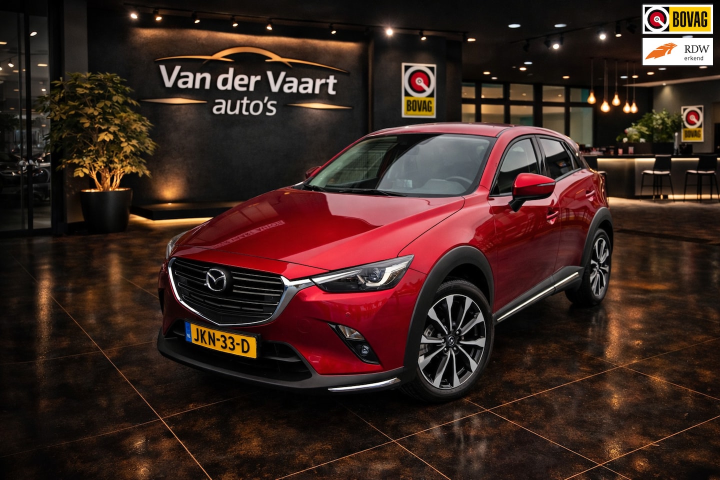 Mazda CX-3 - 2.0 SkyActiv-G 120 SPORTLINE AUTOMAAT NAVI LMV - AutoWereld.nl