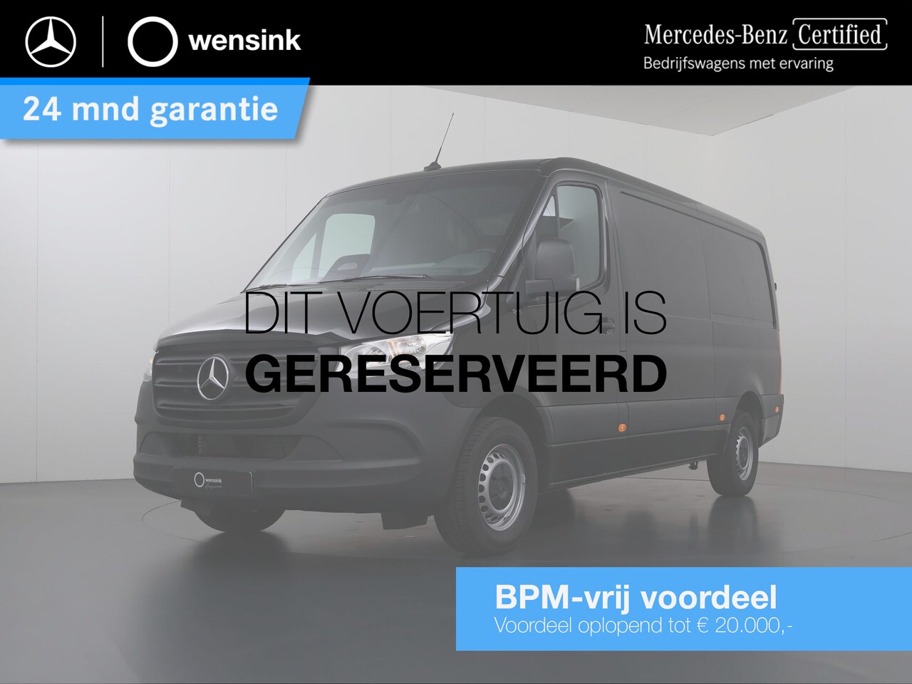 Mercedes-Benz Sprinter - 317 CDI L2 H1 RWD | BPM VRIJ | 3500 kg Trekgewicht | 3-zits | Achteruitrijcamera | Airco I - AutoWereld.nl