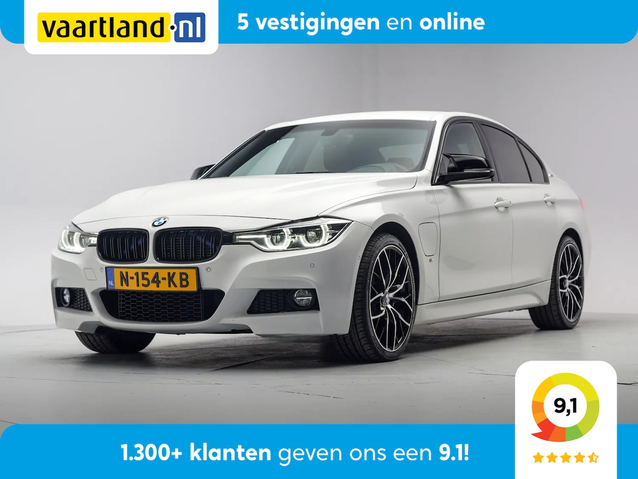 BMW 3-serie - 330e M Sport High Executive Aut. [ Leder Navi prof. Xenon ] - AutoWereld.nl