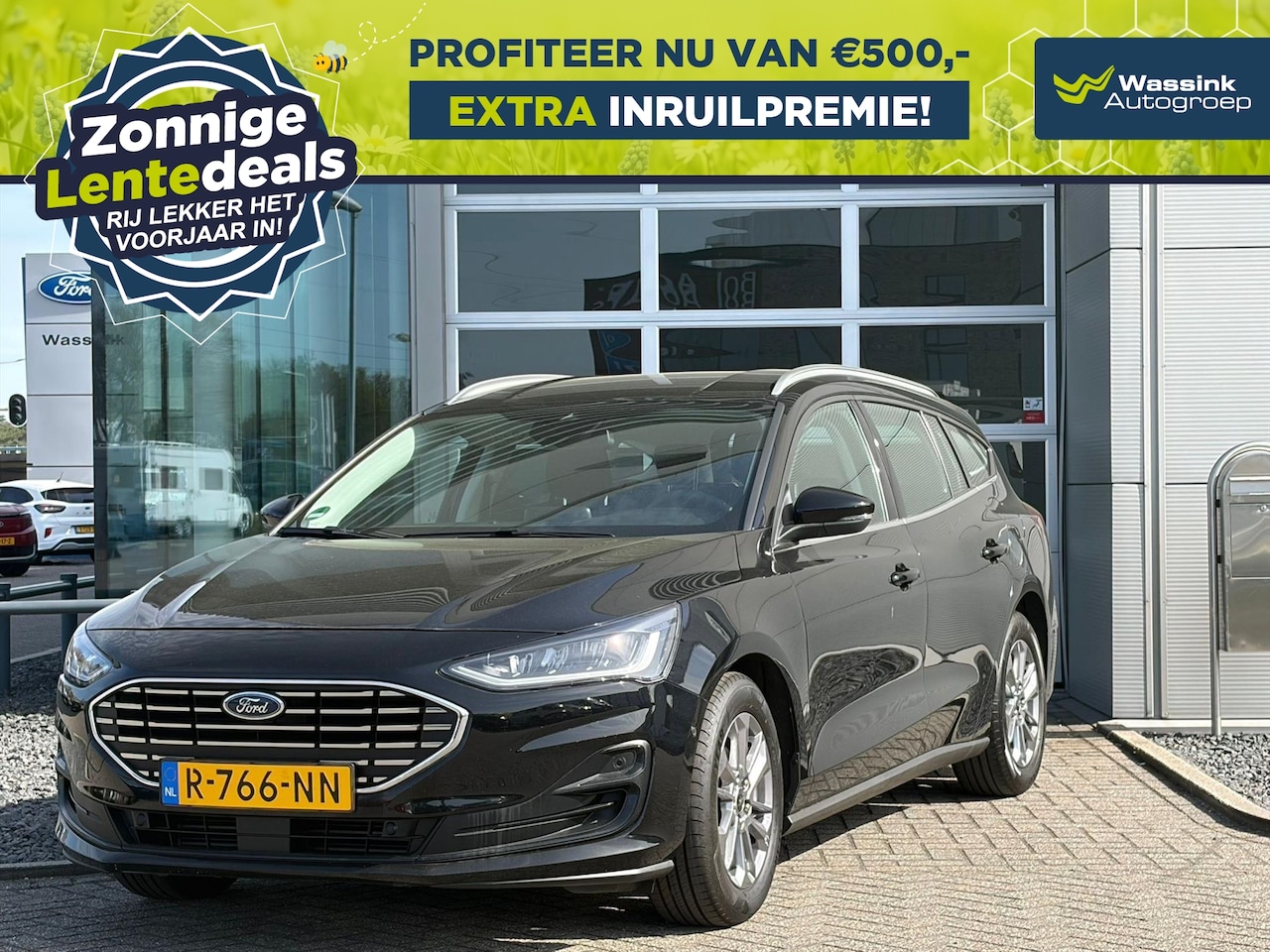 Ford Focus Wagon - 1.0 EcoBoost 125pk Titanium X Business | LENTEDEALS | Adaptive cruise control | Camera | B - AutoWereld.nl