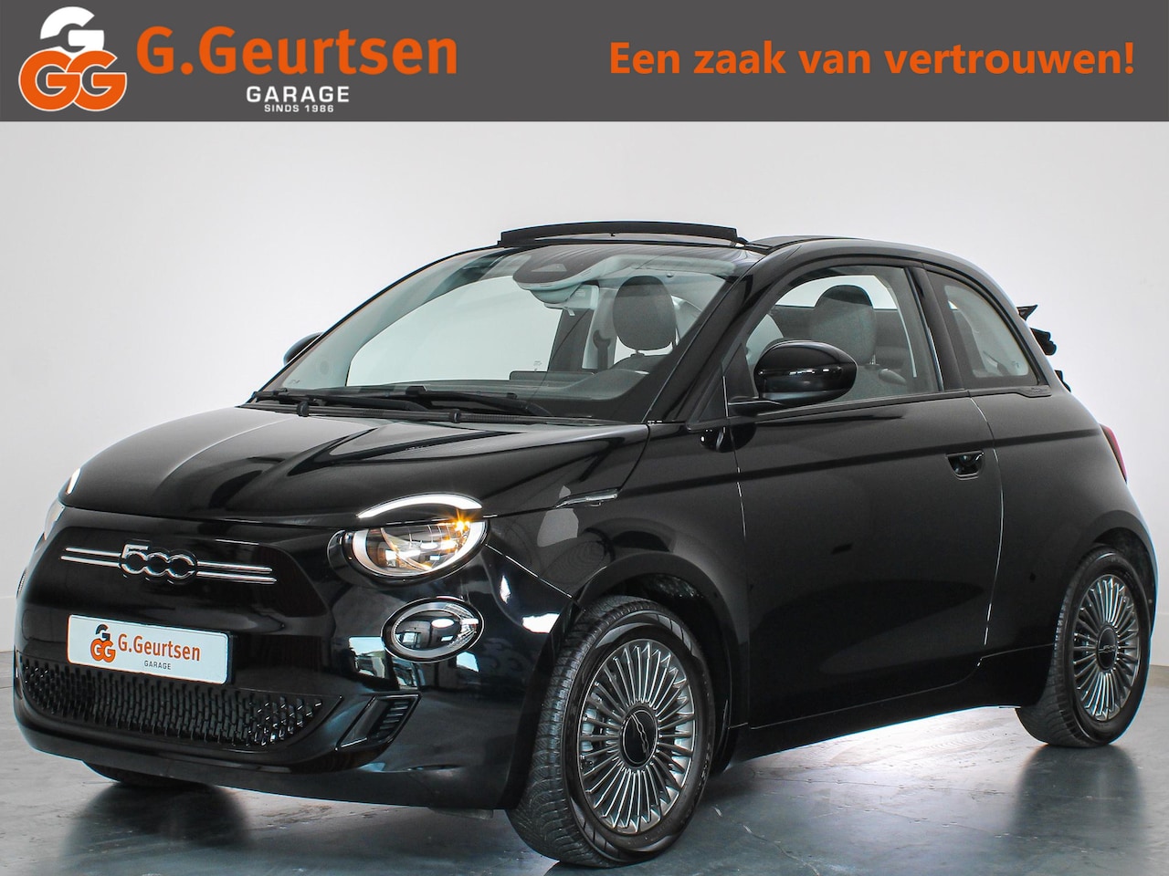 Fiat 500 C - Passion 42 kWh, Cruise Control, Apple CarPlay/Android Auto, Navigatie, Zeer leuke cabrio i - AutoWereld.nl