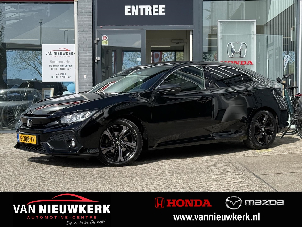 Honda Civic - 1.0 i-VTEC 5D Elegance | Trekhaak | Dealer onderhouden | carplay | camera - AutoWereld.nl