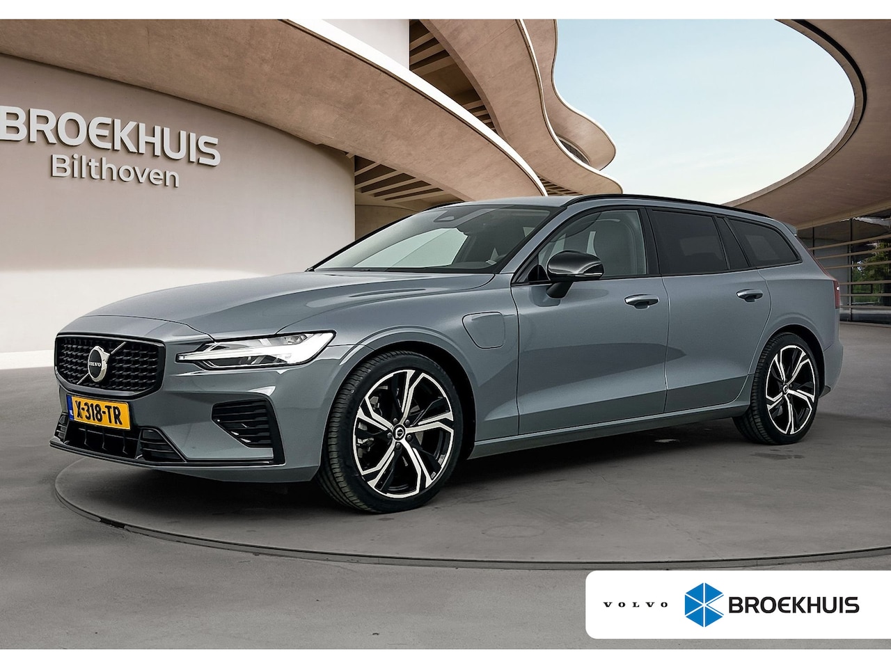 Volvo V60 - T6 Plug-in hybrid Plus Dark Long Range | Intellisafe Surround& Assist | Lederen bekleding - AutoWereld.nl