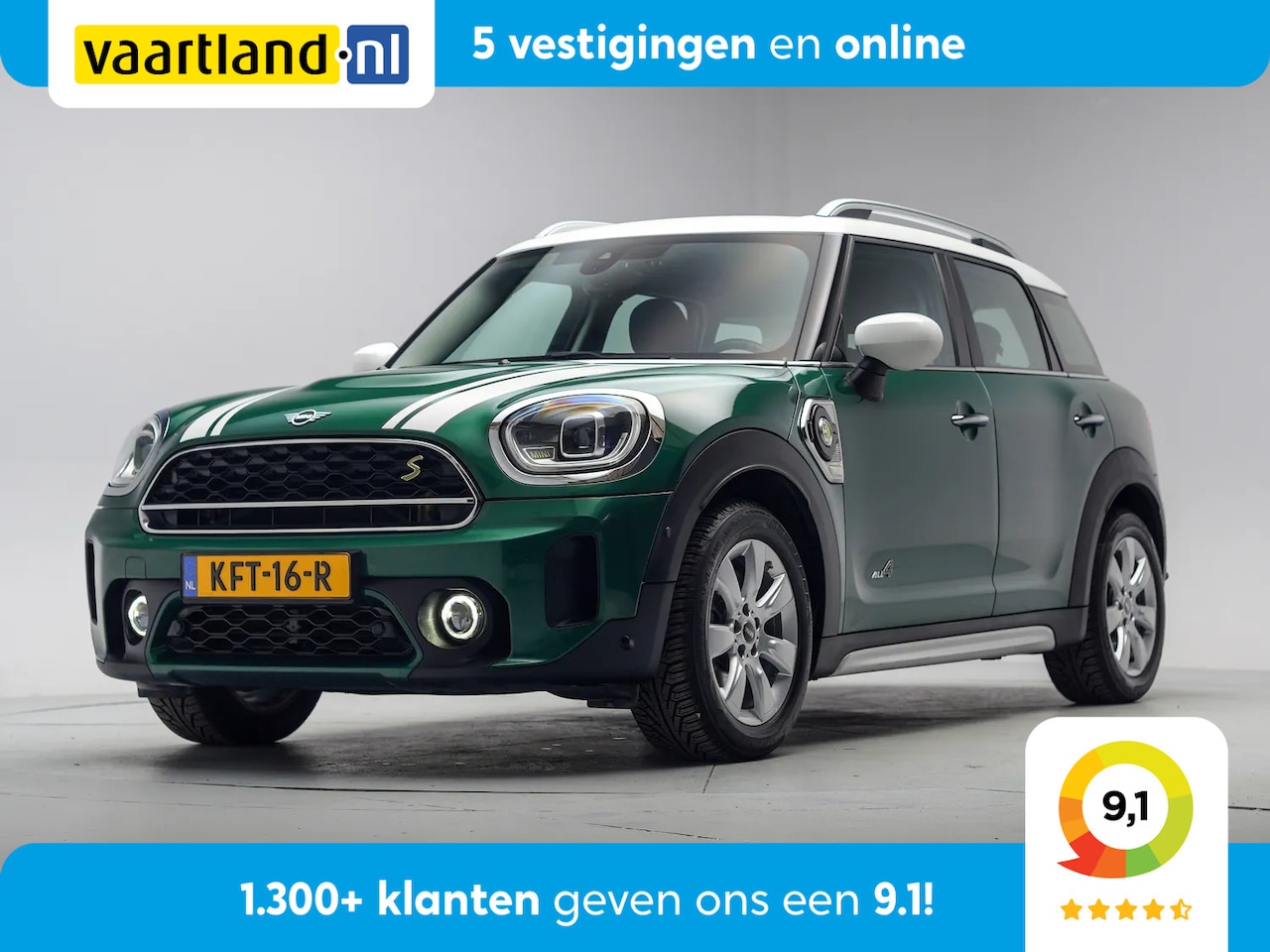 MINI Countryman - 1.5 Cooper SE ALL4 Chili FACELIFT [ LED Navi prof. Leder Apple Carplay ] - AutoWereld.nl