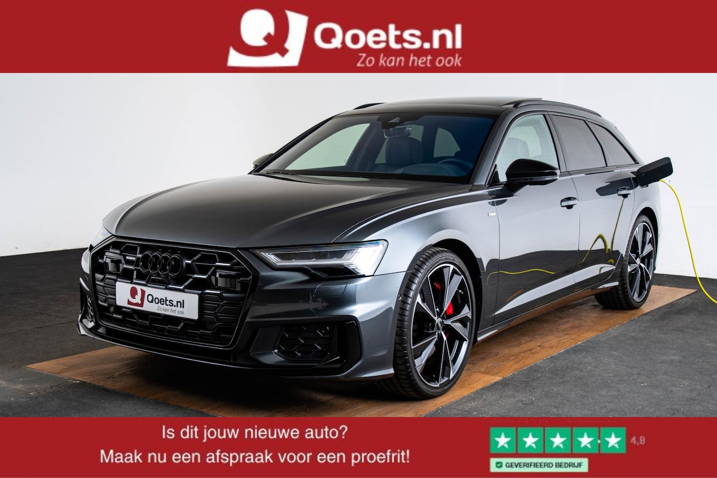 Audi A6 Avant - 55 TFSI e quattro Trekhaak - Panoramdak - Adaptieve cruise copntrol - Head up - B&O - Top - AutoWereld.nl