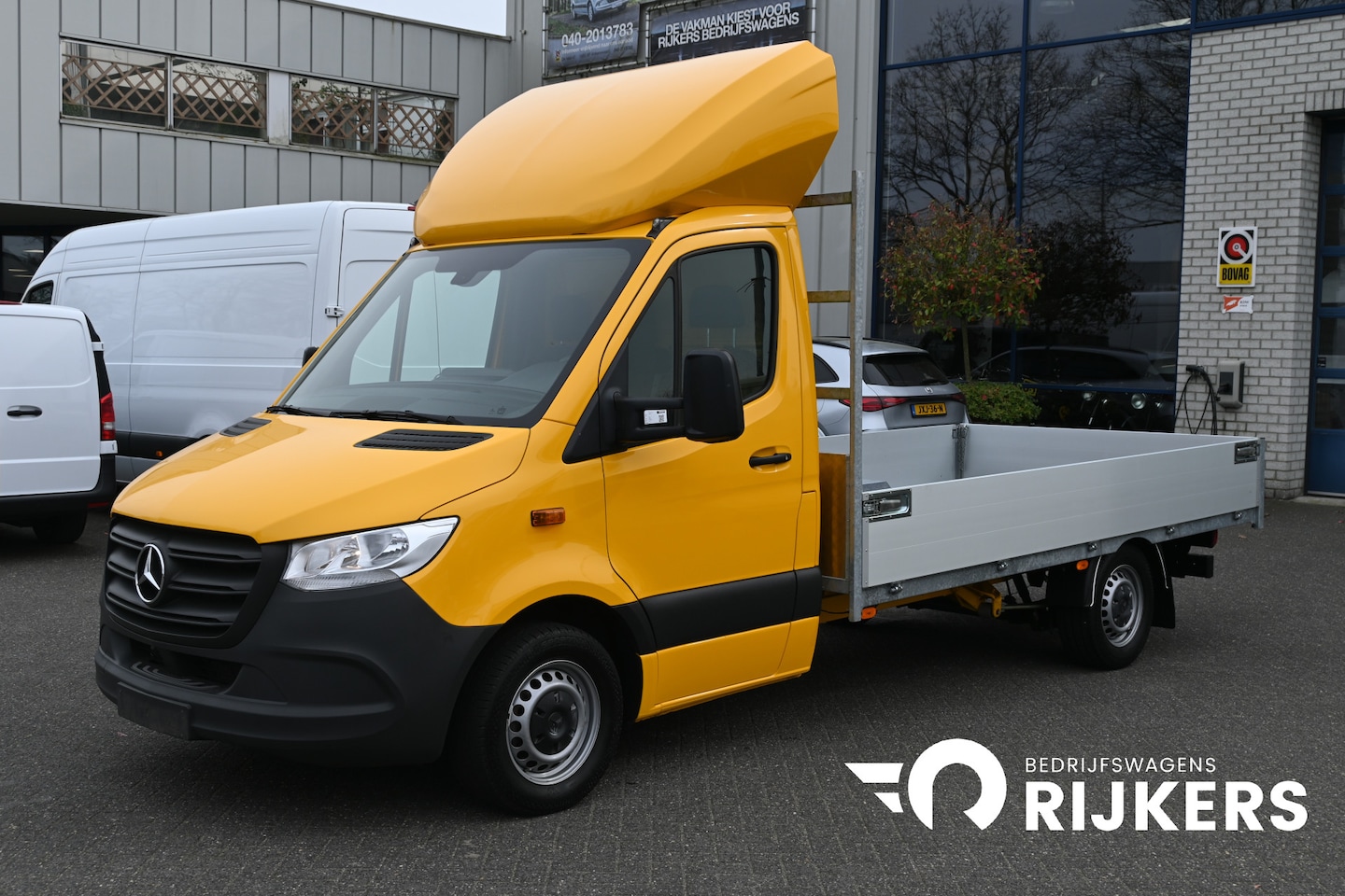 Mercedes-Benz Sprinter - 315 CDI L2 FWD Open laadbak 75 cm hoogte Climate control, Apple Carplay/Android Auto - AutoWereld.nl