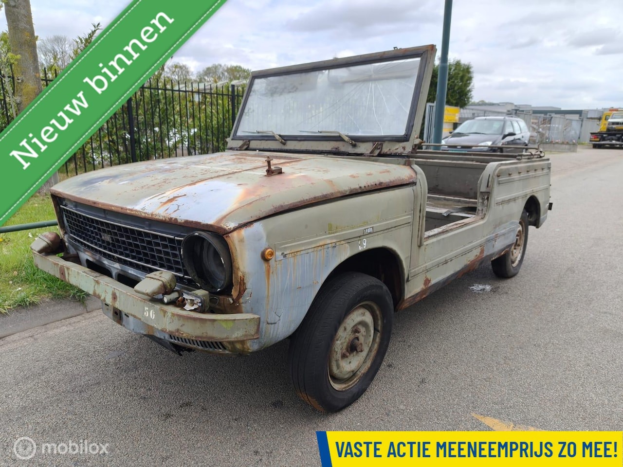 DAF 66 - YA Cabriolet ex leger - AutoWereld.nl