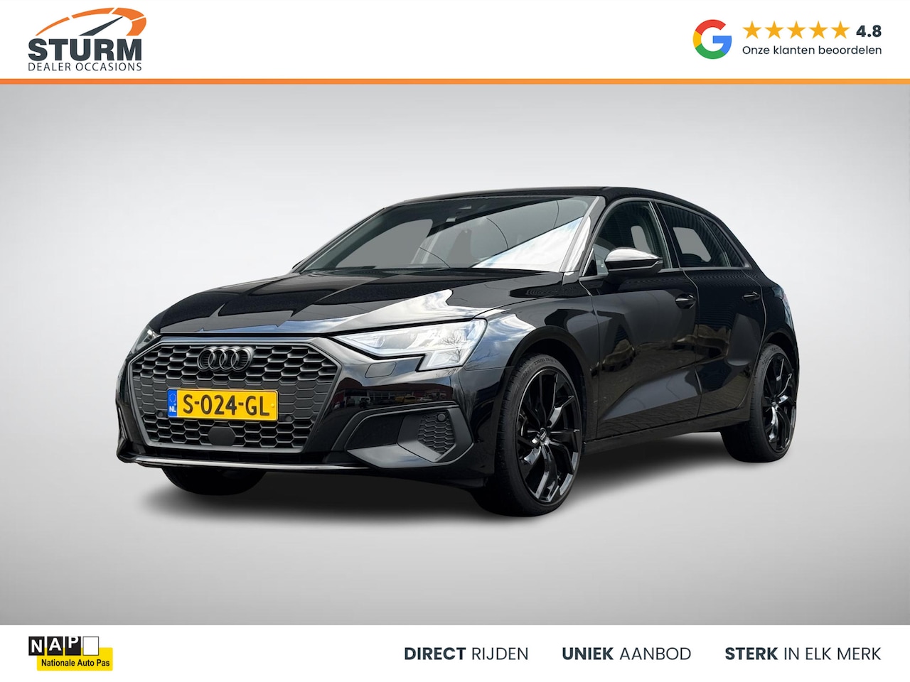 Audi A3 Sportback - 30 TFSI Pro Line NL-Auto, Trekhaak Afneembaar! - AutoWereld.nl