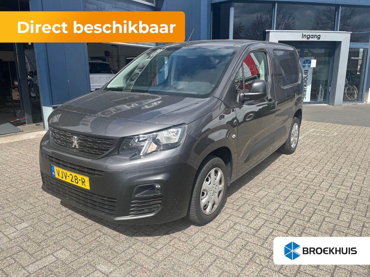 Peugeot Partner - 1.5 BlueHDI Premium 75PK| Airco | Carplay | Trekhaak | PDC achter | | Airco | Alarm klasse - AutoWereld.nl