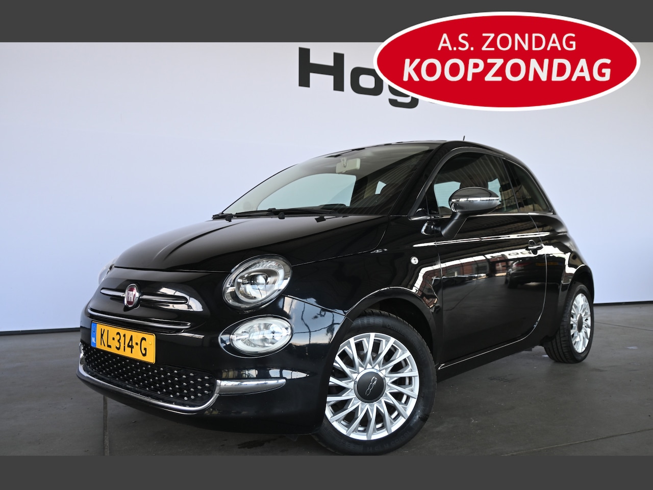 Fiat 500 - 0.9 TwinAir Turbo Lounge Airco Navigatie Leder Lichtmetaal Panoramadak Xenon Goed onderhou - AutoWereld.nl