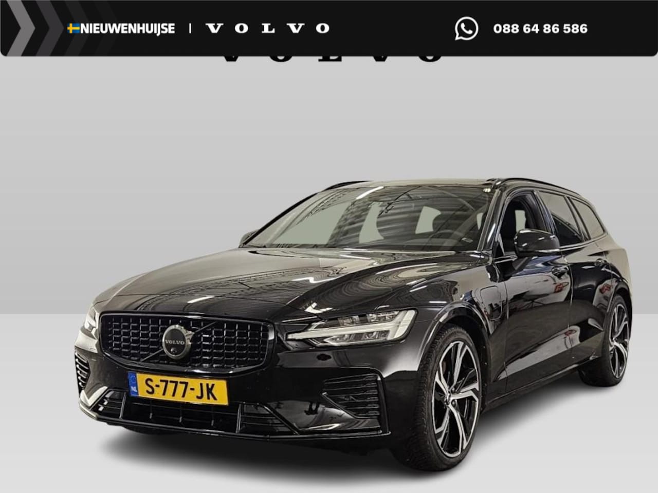 Volvo V60 - 2.0 T6 Plug-in hybrid AWD Plus Dark | Long Range | Adaptieve Cruise Control |  360º Parkee - AutoWereld.nl
