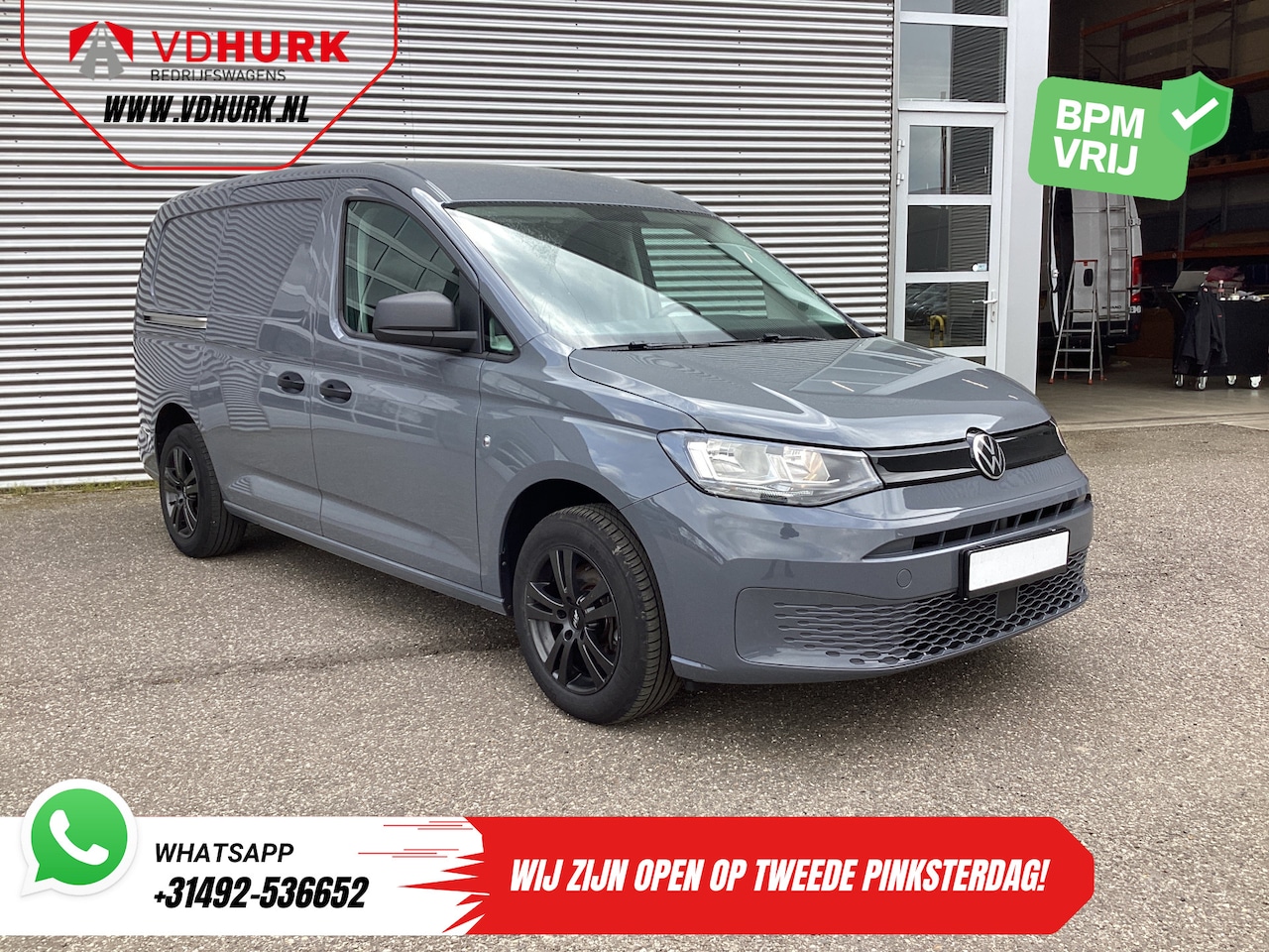 Volkswagen Caddy Cargo Maxi - 2.0 TDI 125 pk DSG Aut. Carplay/ Airco/ Cruise/ 16”LMV/ PDC - AutoWereld.nl