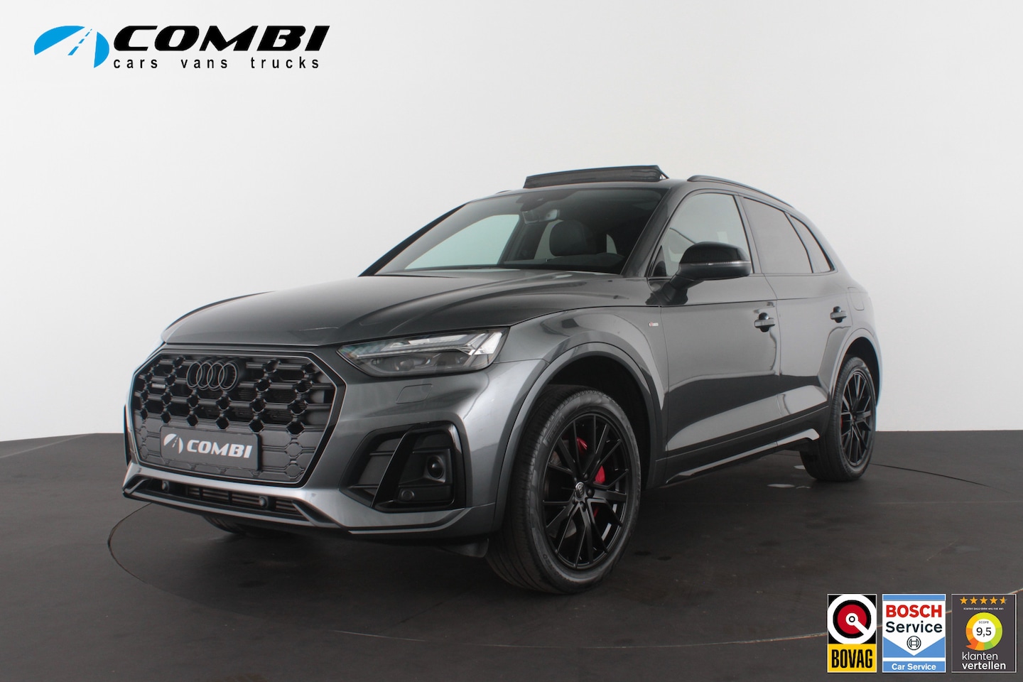 Audi Q5 - 55 TFSI e quattro S line edition Competition > Black Optiek/B&O/Memory/20inch/Daytona/Pano - AutoWereld.nl
