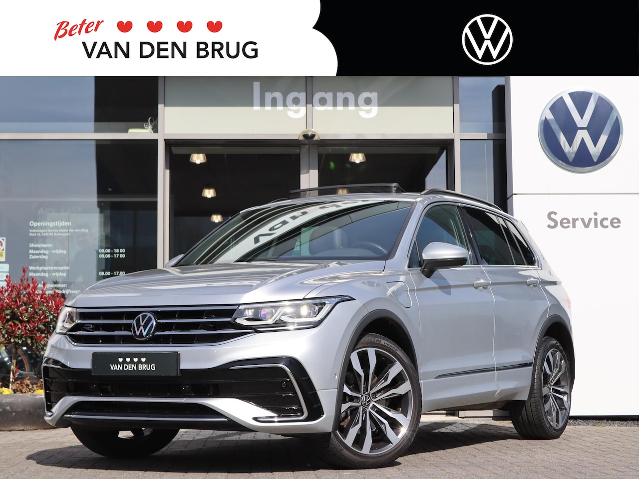 Volkswagen Tiguan - 1.4 TSI 245 pk DSG eHybrid R-Line | Panorama Dak | 20'' Suzuka | ACC | Keyless | App Conne - AutoWereld.nl
