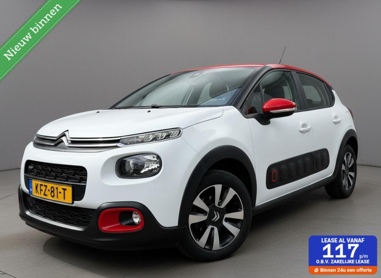 Citroën C3 - 1.2 PureTech Airco Cruise MF Stuur Isofix Mp3 Led 2017 Perfecte Staat Eerste Eigenaar Hist - AutoWereld.nl