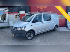 Volkswagen Transporter - 2.0 TDI L2H1 DC 6 PERS / TREKHAAK / 1STE EIG / DEALER OH / LEDER / AIRCO / BLUETOOTH / CRU