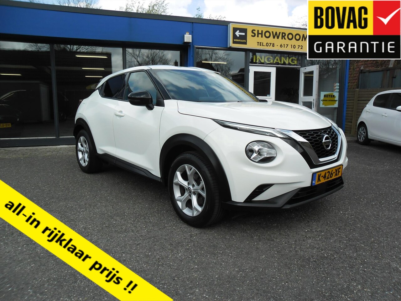 Nissan Juke - 1.0 DIG-T 117PK N-CONNECTA NAV ECC 17"LMV TREKHAAK CAMERA PDC LED RIJKLAARPRIJS - AutoWereld.nl