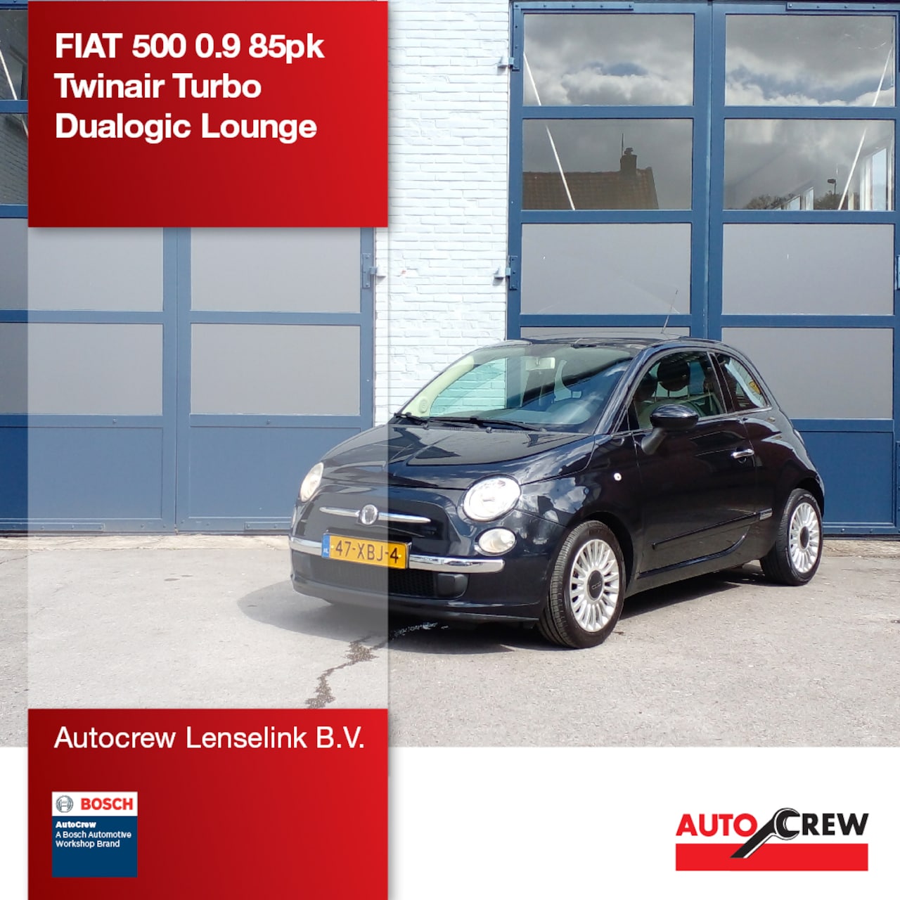 Fiat 500 - 0.9 85pk Twinair Turbo Dualogic Lounge | Origineel NL | - AutoWereld.nl