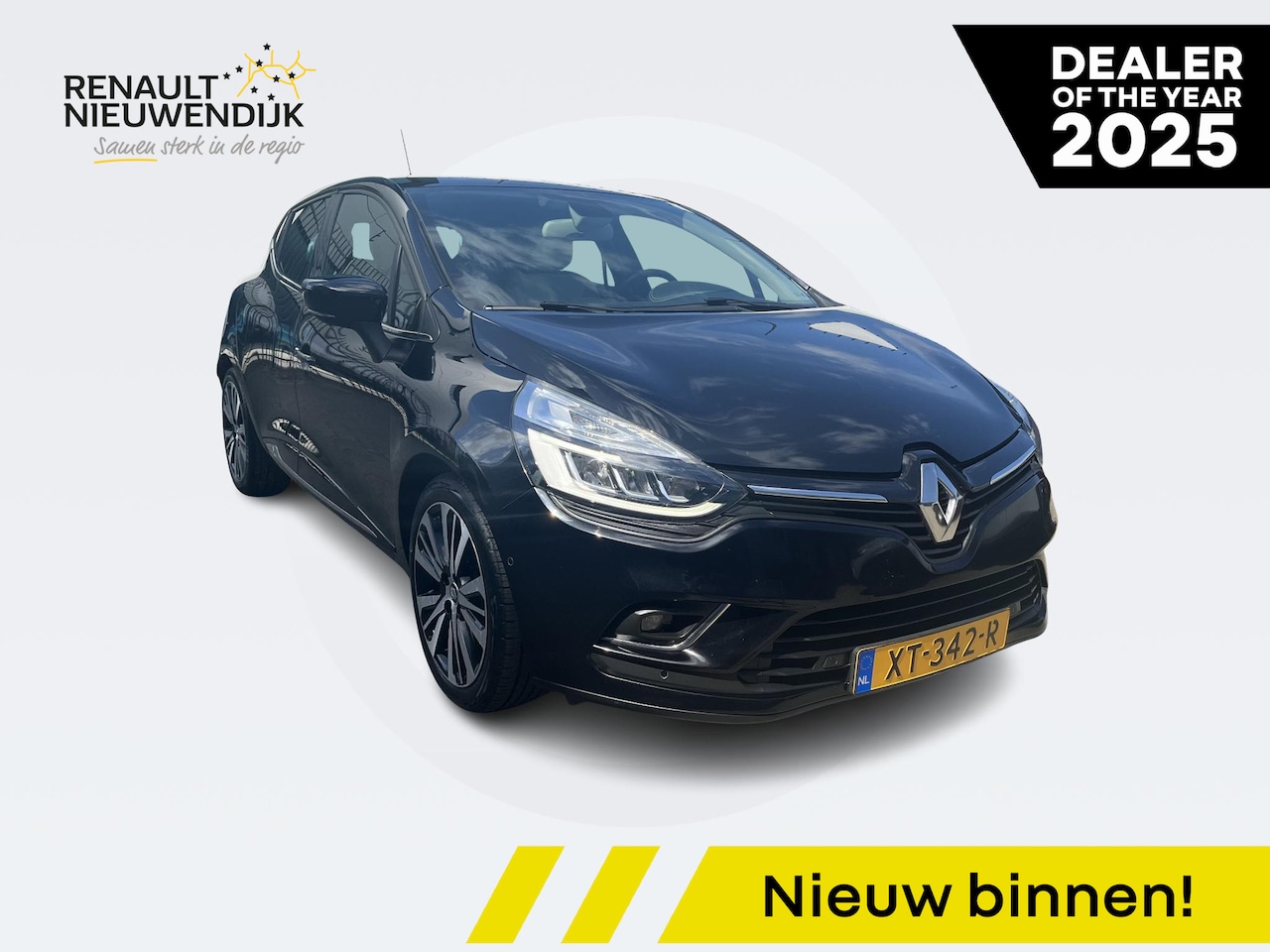 Renault Clio - 1.2 TCe Initiale / AUTOMAAT / CAMERA / LEDER / VOORSTOELEN VERWARMD / MIDDENARMSTEUN - AutoWereld.nl