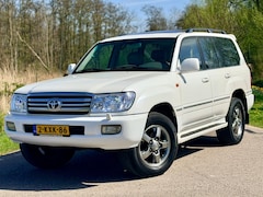 Toyota Land Cruiser 100 - 4.7i V8 Executive Leder 7PERS Youngtimer Clima Trekhaak PDC Schuifdak Perfect Onderhouden
