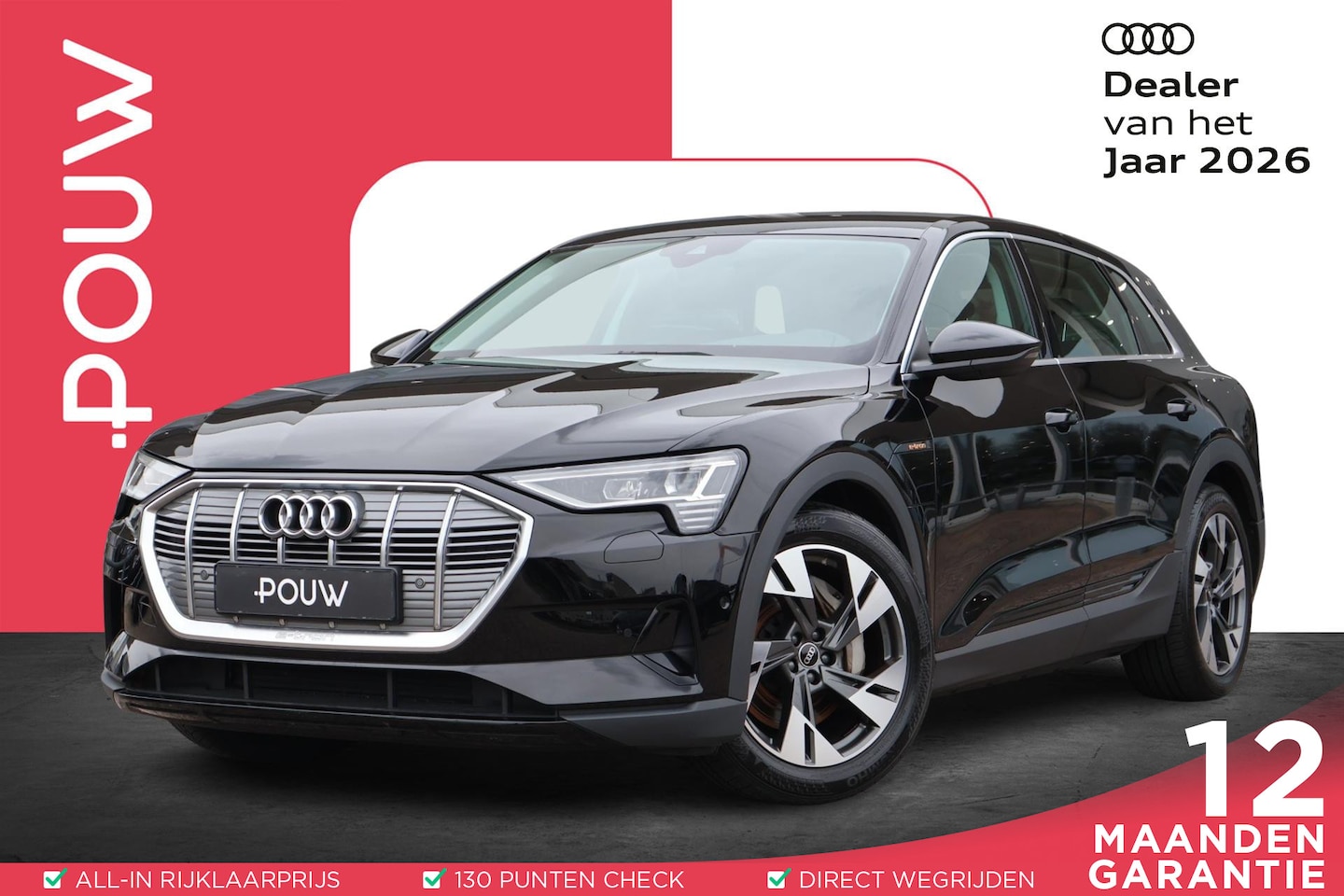 Audi e-tron - 55 408pk quattro Edition 95 kWh | SoH 93% | Trekhaak | Navigatie | Elektrische achterklep - AutoWereld.nl