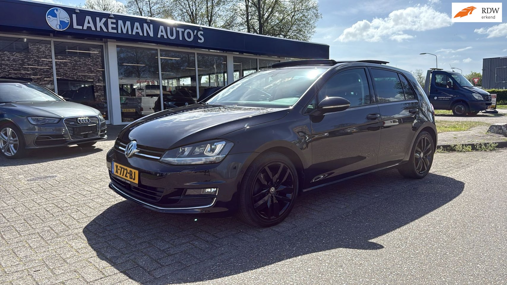 Volkswagen Golf - 1.4 TSI Highline Blackline Panorama Massage Huurkoop Inruil APK Garantie - AutoWereld.nl