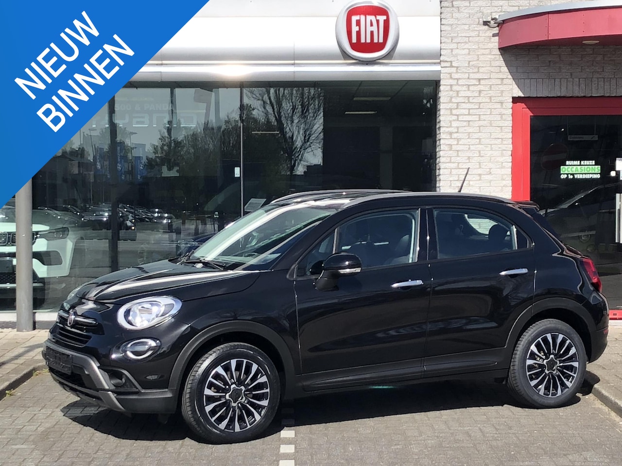 Fiat 500 X Cross - 1.3 FireFly Turbo 150 DCT AUTOMAAT|CLIMATE|APPLE/ANDROID|DAB|PDC|17" - AutoWereld.nl