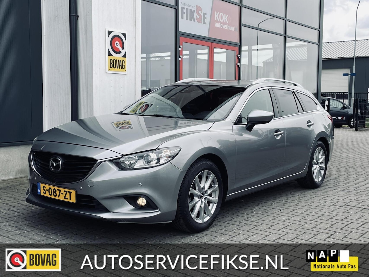 Mazda 6 Sportbreak - 2.0 HP TS+ LEASE PACK AUTOM|AFN. TREKHAAK - AutoWereld.nl