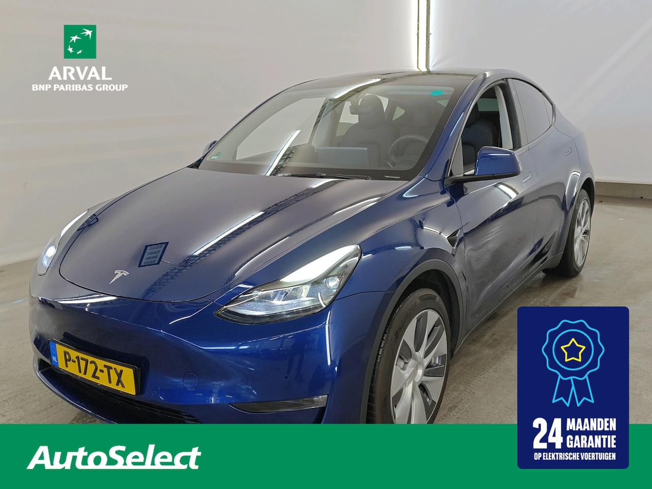 Tesla Model Y - 75 kWh 351pk Long Range AWD | SOH 91% | Black Interior | 19" Velgen | Panoramadak | Deep B - AutoWereld.nl