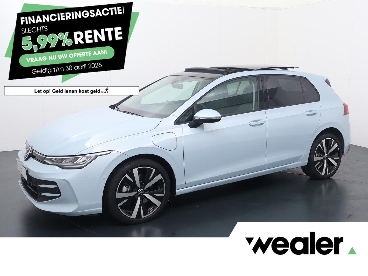 Volkswagen Golf - 1.5 eHybrid Life Edition | 204 PK | SoH100% |  Automaat | Panoramadak | Adaptive cruise co - AutoWereld.nl
