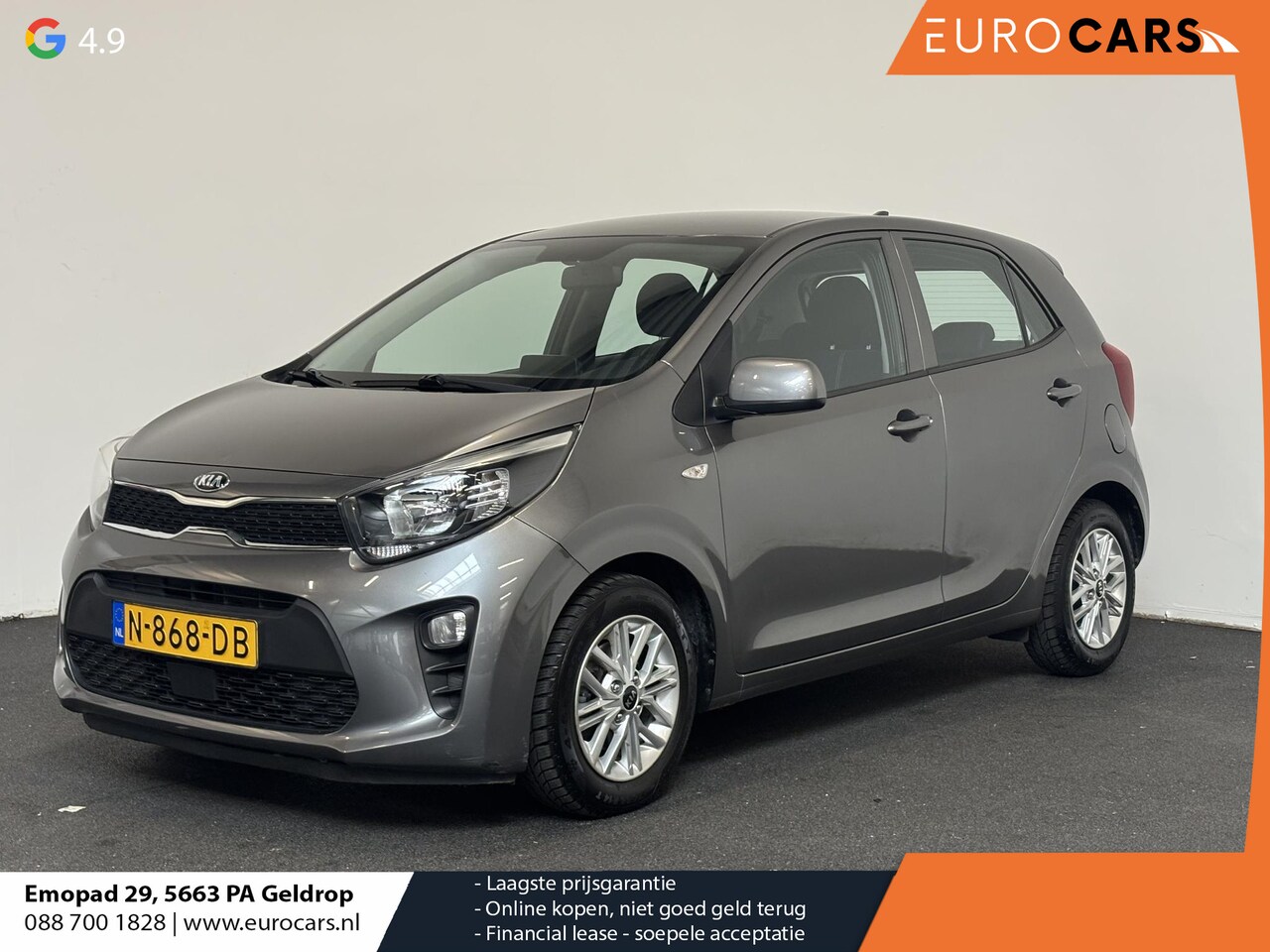 Kia Picanto - 1.0 DPi DynamicLine Camera Lichtmetalen velgen Airco - AutoWereld.nl