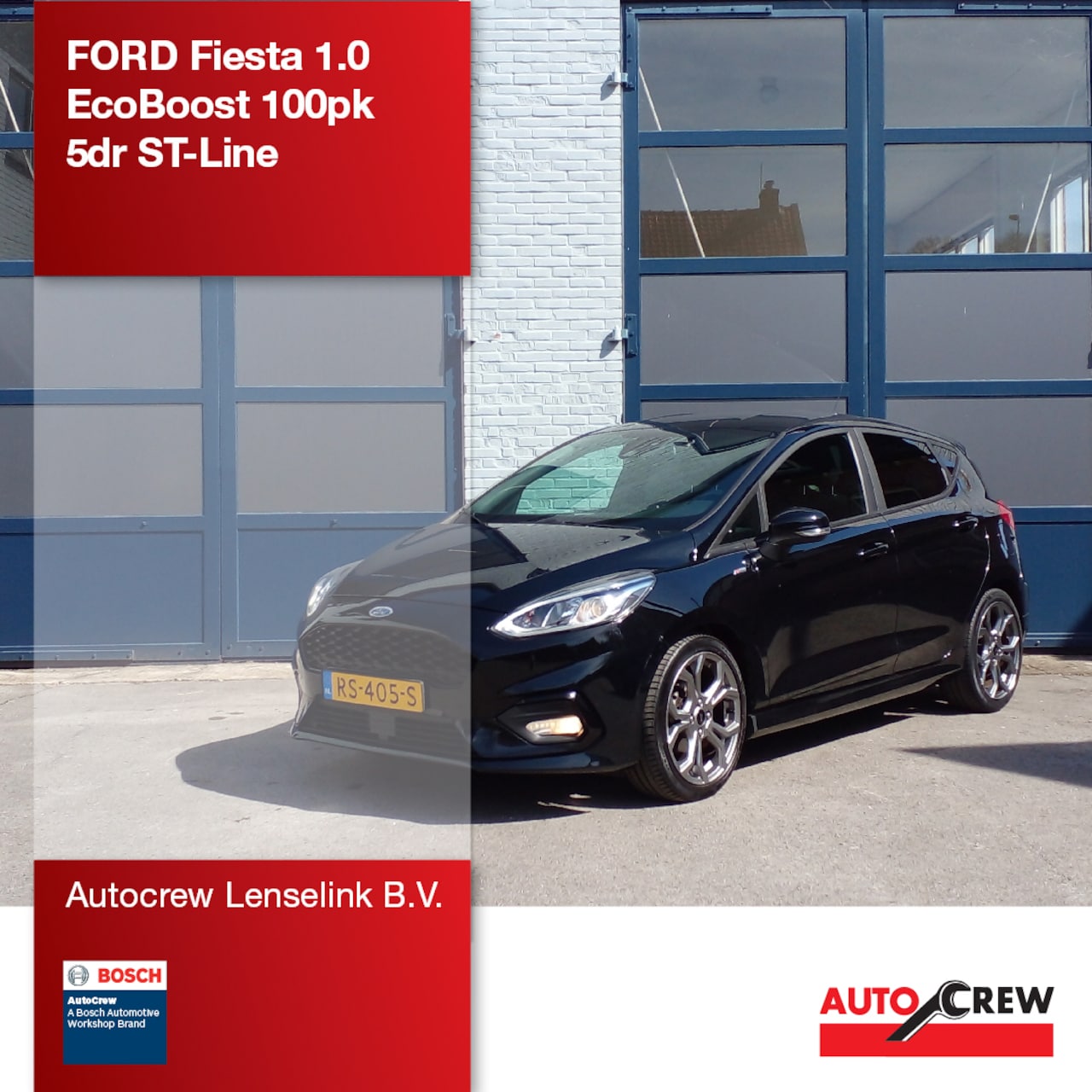 Ford Fiesta - 1.0 EcoBoost 100pk 5dr ST-Line | Origineel NL | - AutoWereld.nl