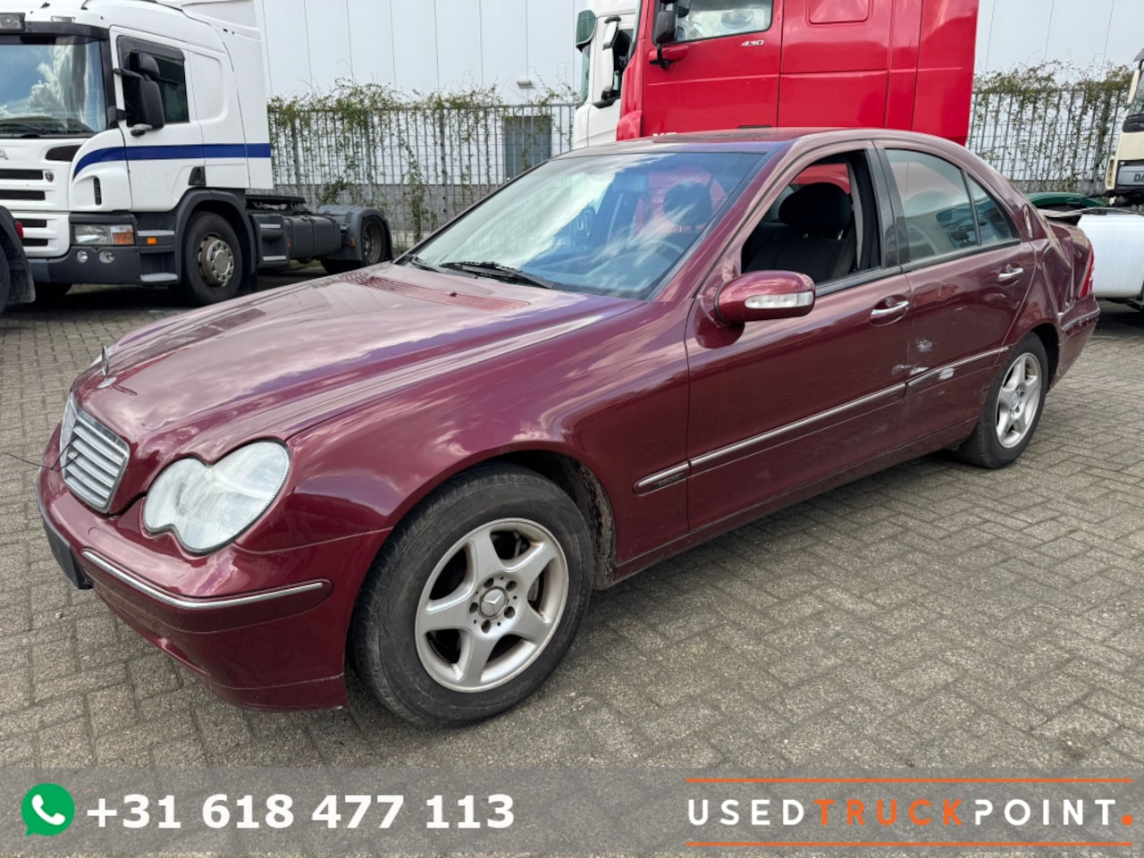 Mercedes-Benz C-klasse - C200 CDI / 134.000..KM / Schade / Carpas / Belgium Documents - AutoWereld.nl