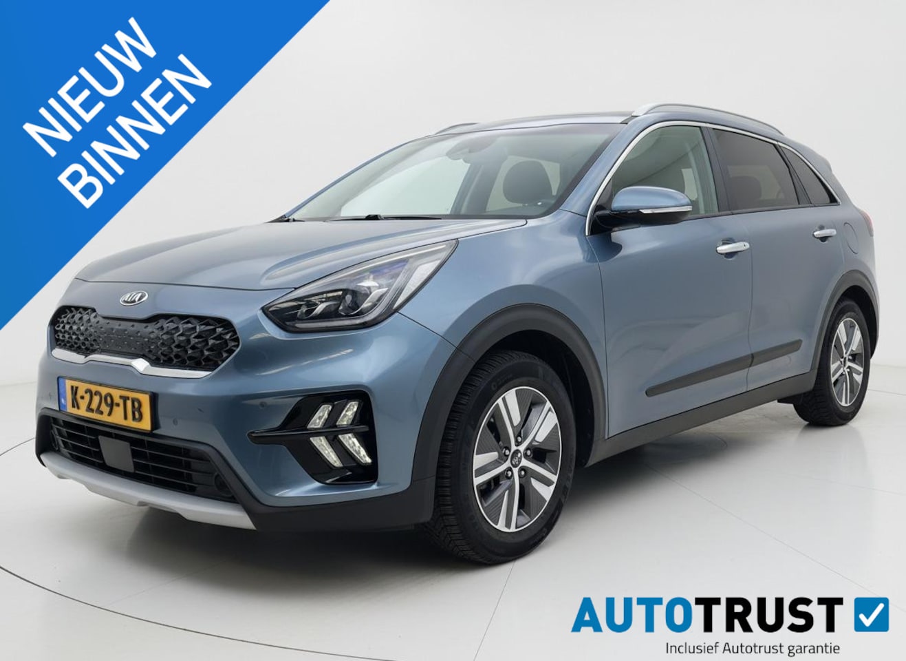 Kia Niro - 1.6 GDi Hybrid DynamicPlusLine TREKHAAK NAV LEDER - AutoWereld.nl