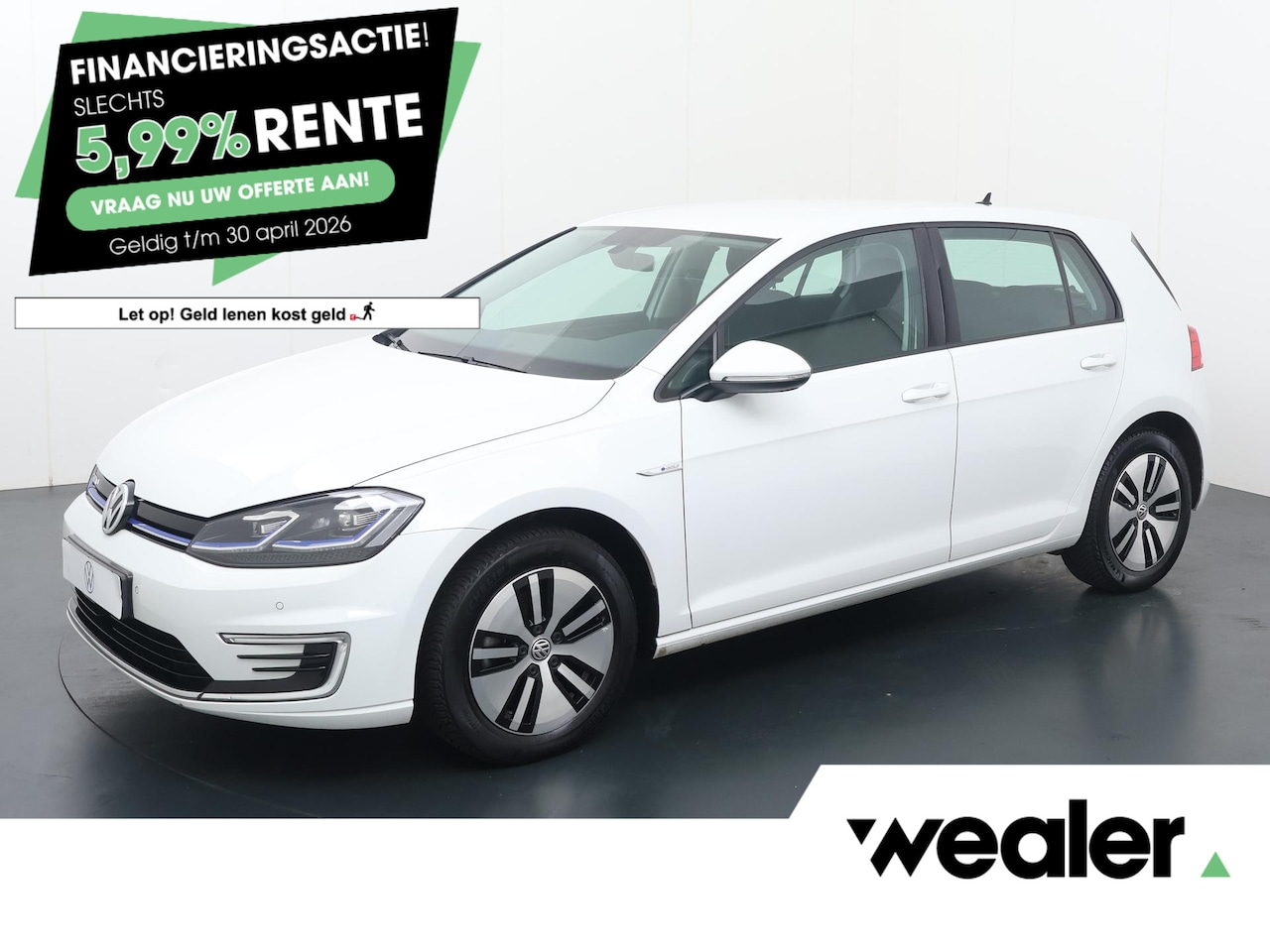 Volkswagen e-Golf - E-DITION | 136 PK | SoH 89% |  Adaptive cruise control | Climate control | Apple Carplay/A - AutoWereld.nl