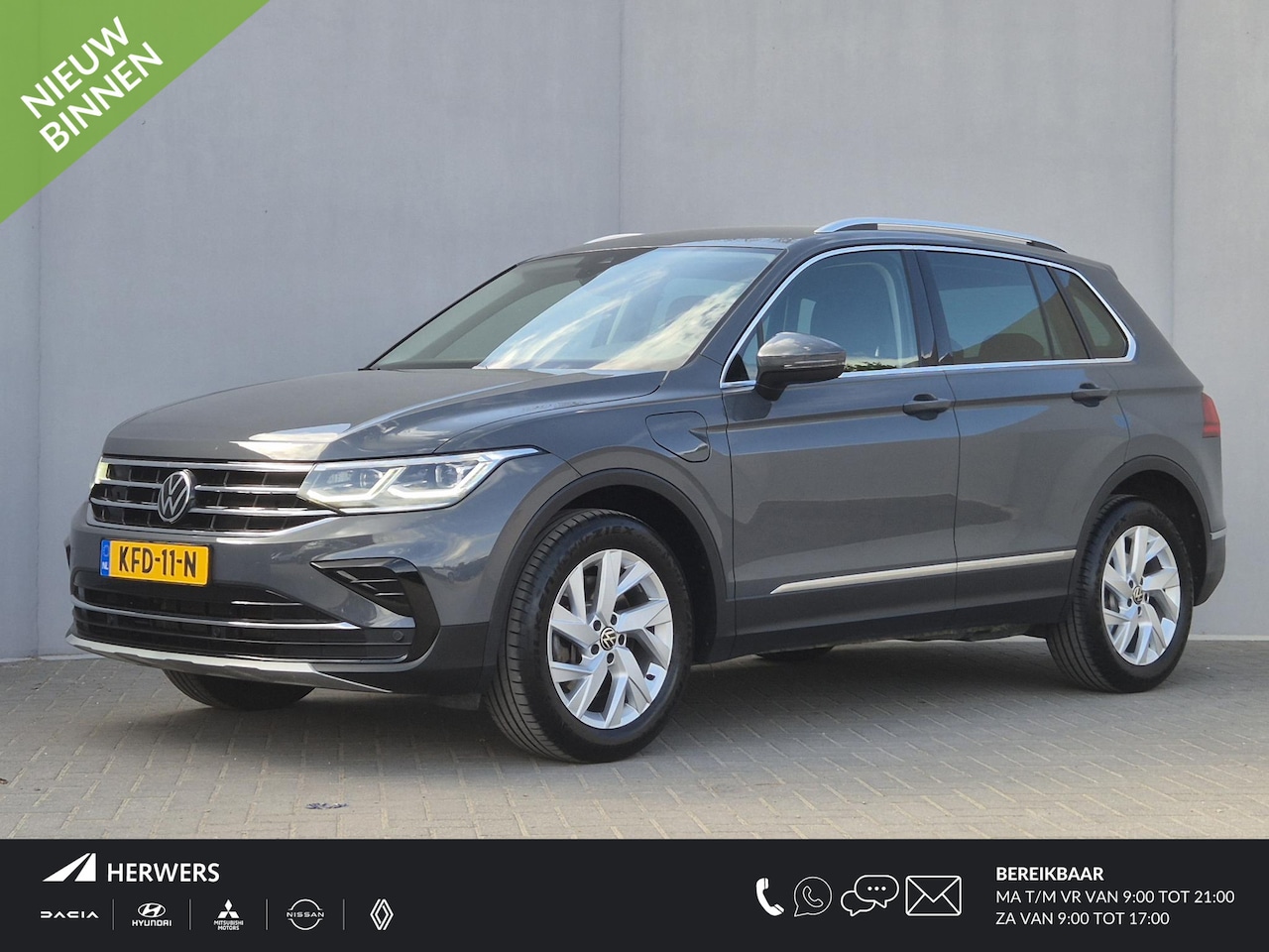 Volkswagen Tiguan - 1.4 TSI eHybrid Elegance / Trekgewicht 1.800 kg / Stuur- & Stoel verwarming / Achteruitrij - AutoWereld.nl