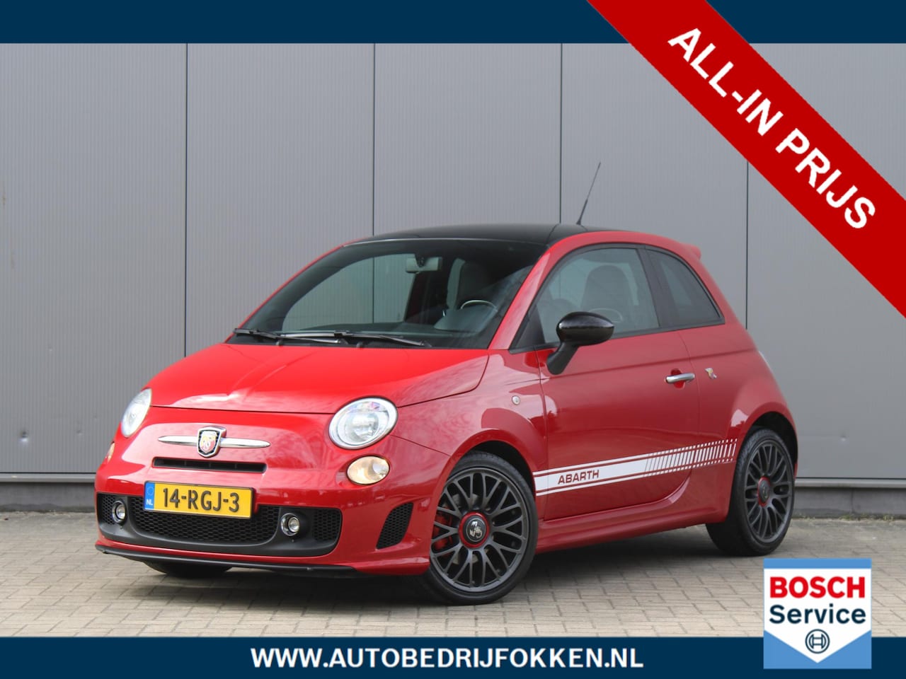 Fiat 500 Abarth - 1.4-16V 135pk | Airco | Leer | Lichtmetalen-Velgen | Audio - AutoWereld.nl