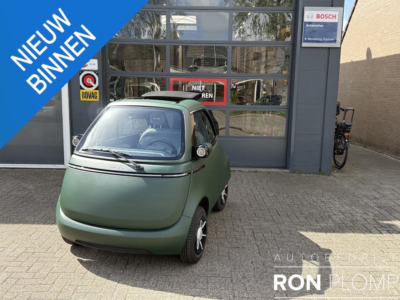 Micro Microlino - Competizione 10.5 kWh L7 177 / 90KM/u/ Range 177km/ Bluetooth/ Led/ USB - AutoWereld.nl