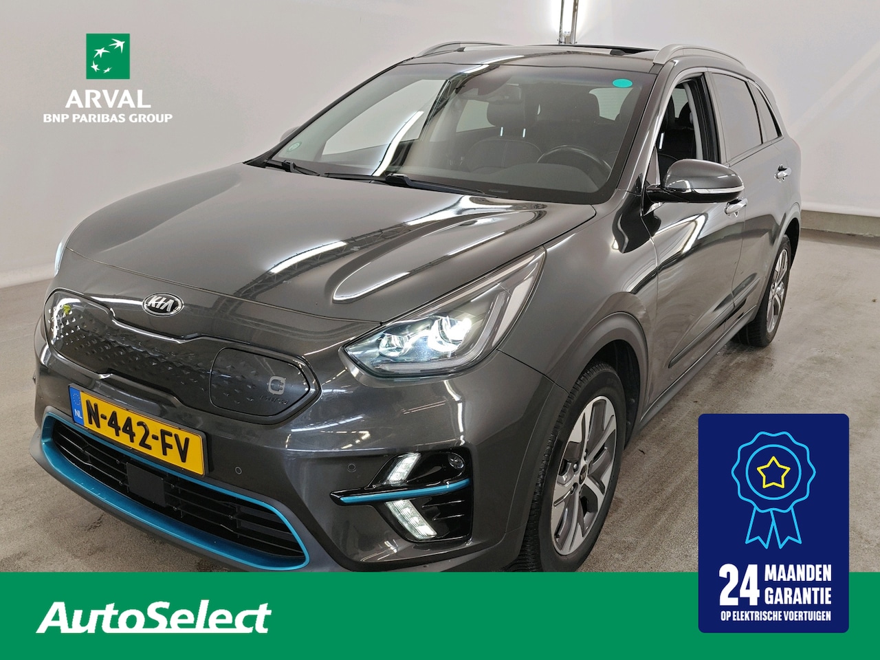Kia e-Niro - 64 kWh 204pk DynamicPlusLine | SOH 100% | Warmtepomp | Half Leder | CarPlay | Keyless | PD - AutoWereld.nl