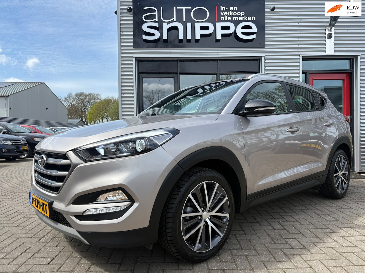 Hyundai Tucson - 1.6 T-GDi Passion 4WD -AUTOMAAT-TREKHAAK-1600 KG TREKGEWICHT-CLIMA-STOEL + STUURVERWARMING - AutoWereld.nl