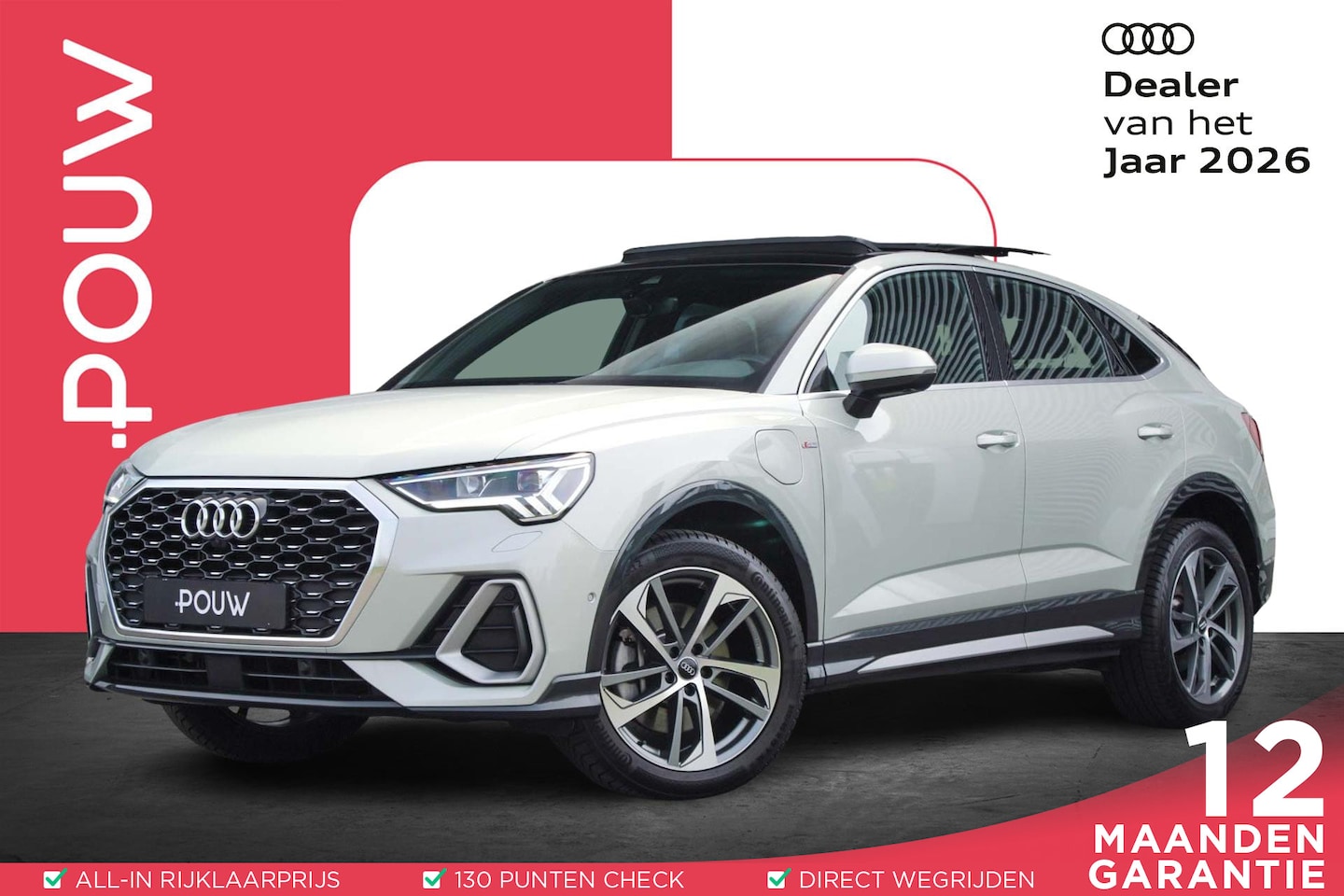 Audi Q3 Sportback - 45 TFSIe S Edition | Panoramadak | SONOS | 360 Graden Camera | Stuurverwarming | Ambient V - AutoWereld.nl