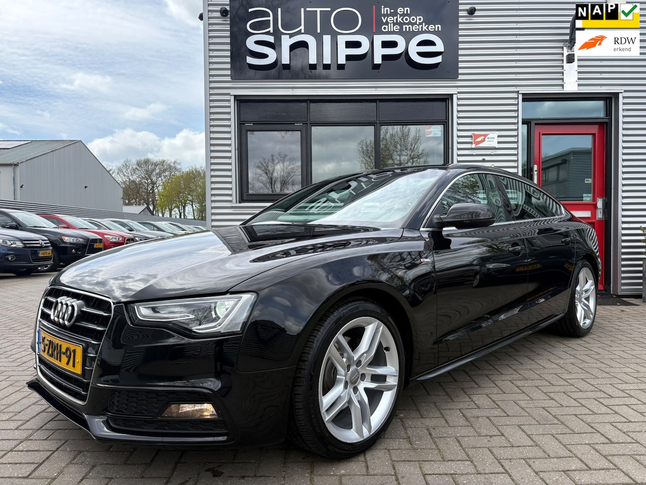 Audi A5 Sportback - 1.8 TFSI Sport Edition -AUTOMAAT-S LINE-ORIGINEEL NEDERLANDS-92.536 KM'S-SPORTSTOELEN-CLIM - AutoWereld.nl