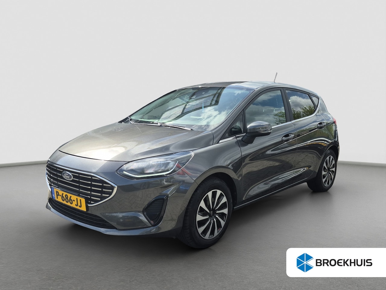 Ford Fiesta - 1.0 EcoBoost Hybrid Titanium Stuur+Stoel+Voorruitverwarming | Parkeersensoren | Carplay/an - AutoWereld.nl