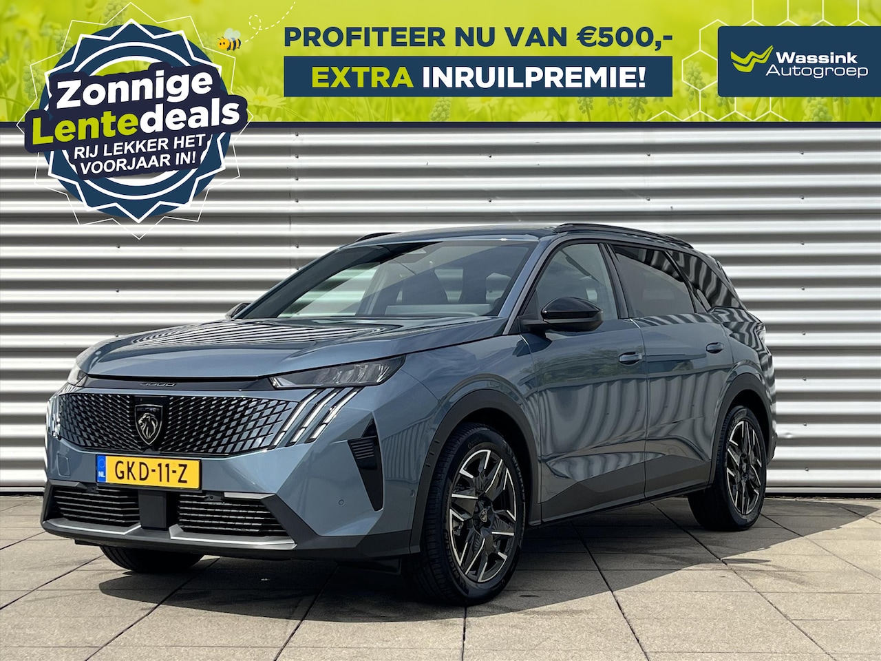 Peugeot 5008 - 1.2 Hybrid 136pk e-DSC6 Automaat Allure Pack Business | WASSINK LENTEDEALS | Navigatie | P - AutoWereld.nl