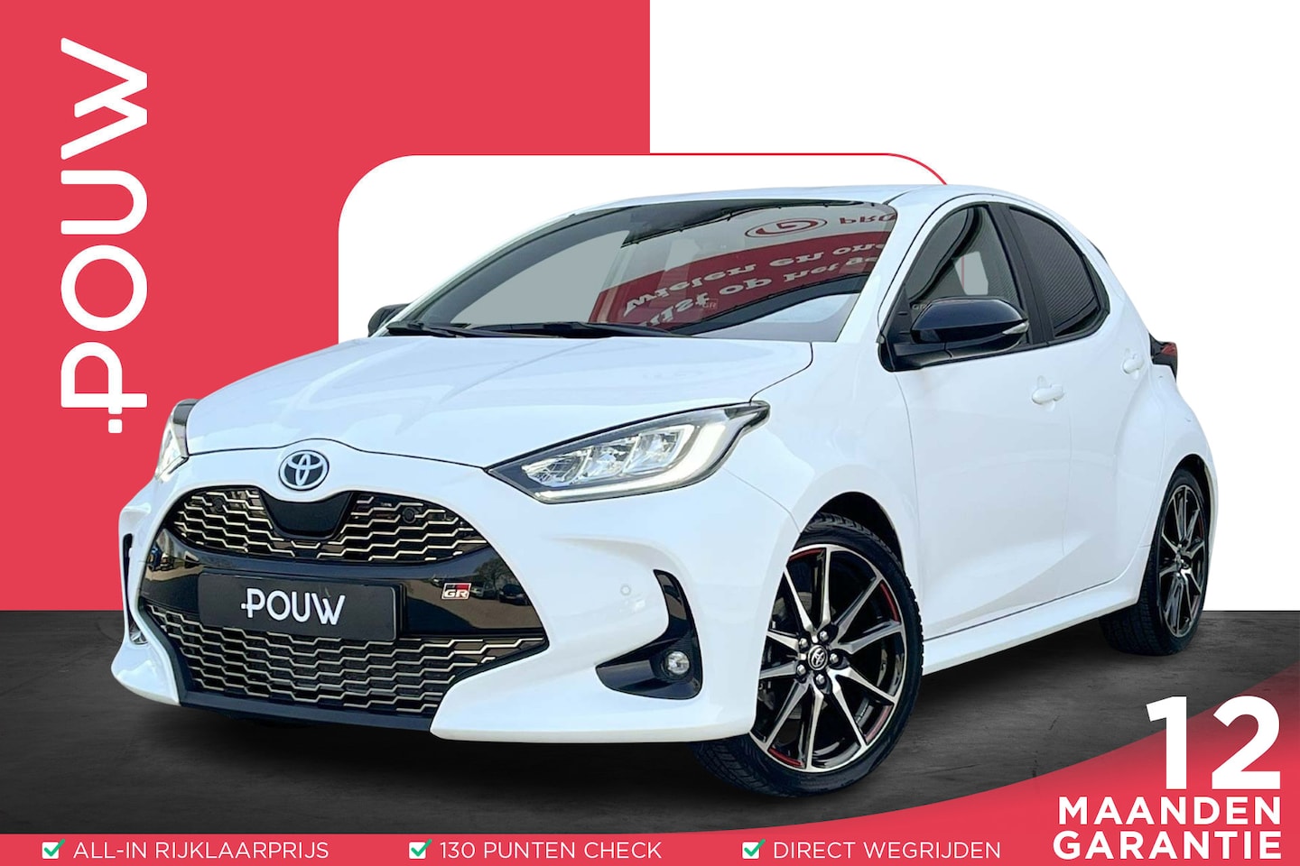 Toyota Yaris - 1.5 Hybrid 115pk AUT GR Sport | Navigatie | Stoelverwarming | Apple Carplay/Android Auto - AutoWereld.nl