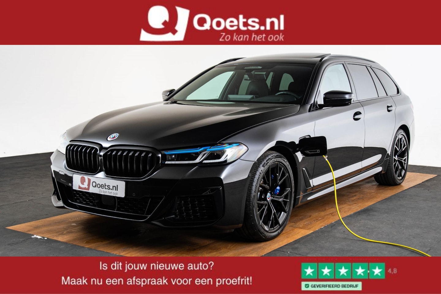 BMW 5-serie Touring - 530e xDrive M Sport - Trekhaak - Panoramdak - Multifunctionele voorstoelen - Driving Assis - AutoWereld.nl