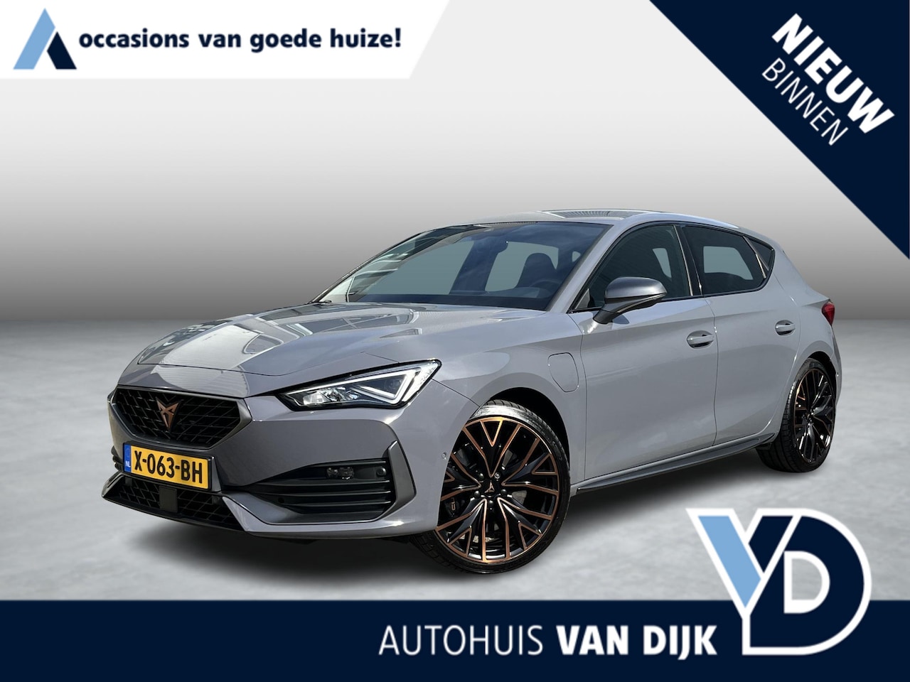 CUPRA Leon - 1.4 e-Hybrid VZ Performance | Voll.Historie/Navi/Clima/Adapt.Cruise/19"/Camera/Stoel+Stuur - AutoWereld.nl
