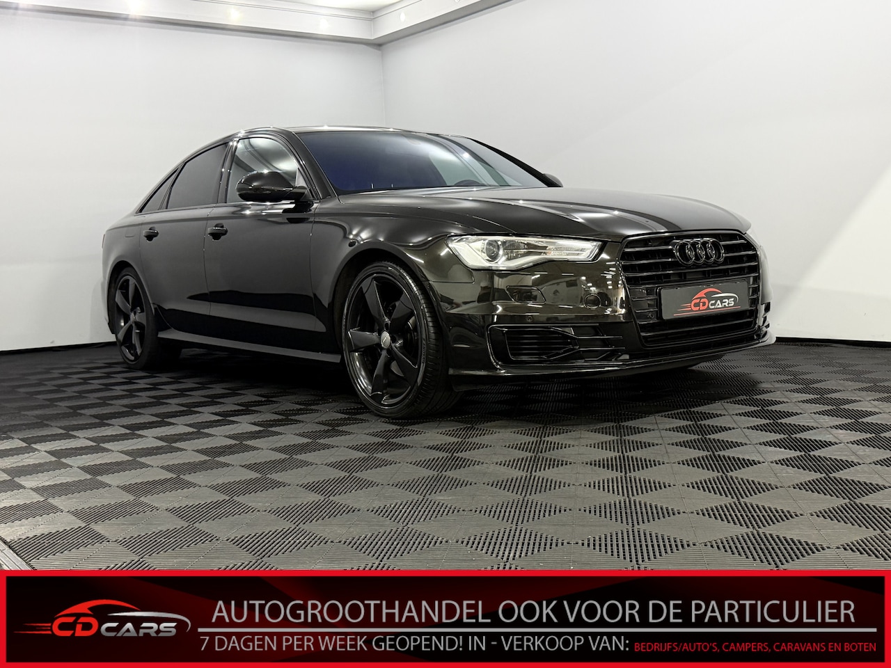 Audi A6 Limousine - 1.8 TFSI ultra Business Edition Leder, Parkeersensoren, Navi, Cruise control, Uitlaatsyste - AutoWereld.nl